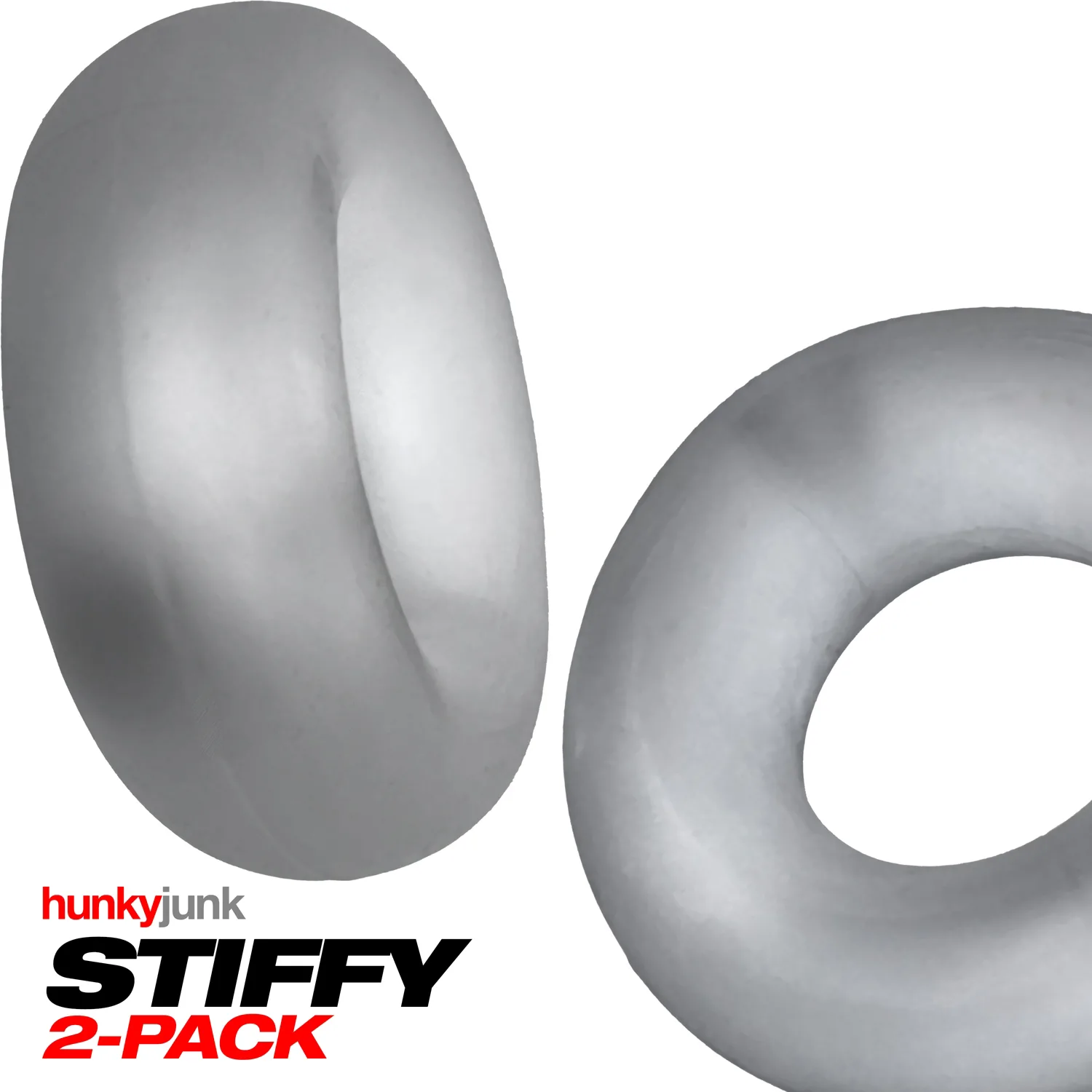Stiffy 2-Pack Bulge-Rings - Clear Ice Enhancers Oxballs