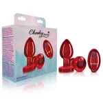 Vibrating Red Metal Remote Plug - Medium Anal Play Viben