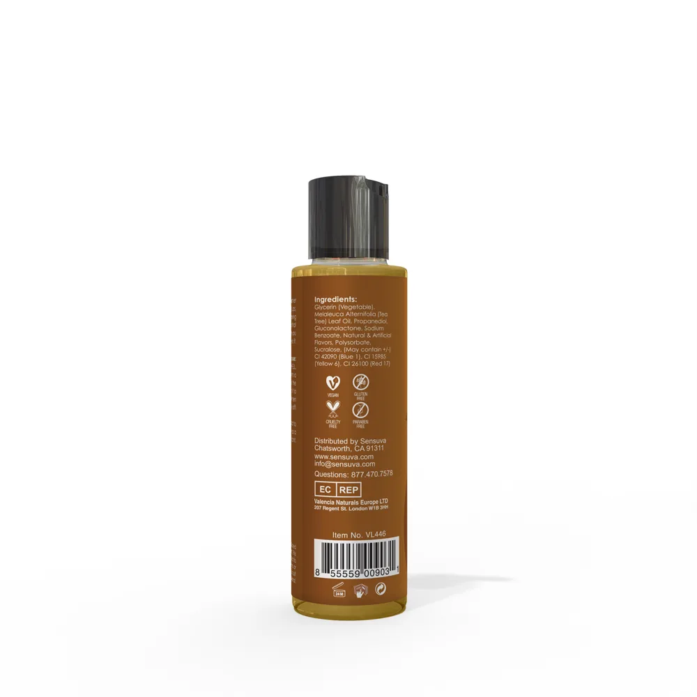 Sizzle Lips Warming Edible Gel - Salted Caramel - 4.2 Fl. Oz. / 125 ml Lubes & Essentials Sensuva