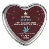 Hemp Seed 3 in 1 Massage Candle Stiletto 4.07oz Lubes & Essentials Earthly Body
