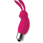 Alternative view of The 9's Silibus Silicone Bunny Bullet - Pink