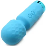 10x Mini Silicone Wand - Blue Vibrators XR Brands