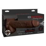 Fetish Fantasy Series 9 Inch Hollow Squirting Strap-on With Balls - Brown Dildos Pipedream