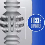 Rize - Reakt - Self-Lubricating Stroker - White Strokers & Pumps Blush