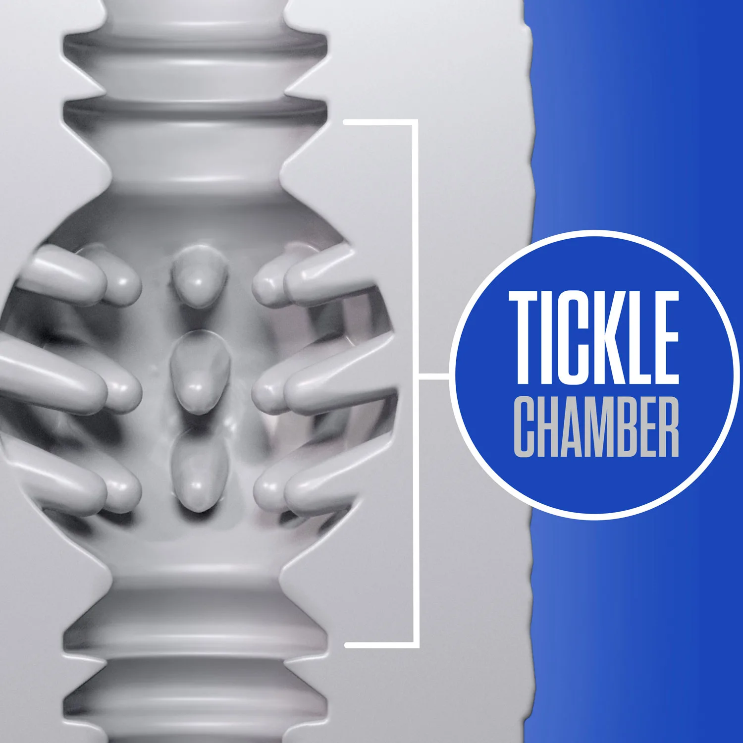 Rize - Reakt - Self-Lubricating Stroker - White Strokers & Pumps Blush