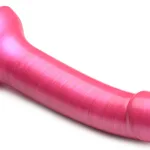 G-Tastic 7 Inch Metallic Silicone Dildo - Pink Intimate Care XR Brands