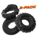Bonemaker 3-Pack Boner Rings - Black Strokers & Pumps Oxballs