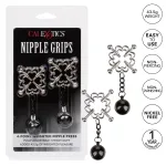 Nipple Grips 4-Point Weighted Nipple Press BDSM & Kink CalExotics