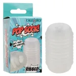 Pop Sock Ribbed - Clear Strokers & Pumps CalExotics