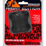 Squeeze Soft - Grip Ballstretcher - Night Black Cockrings | Ball Stretchers & Spreaders Oxballs