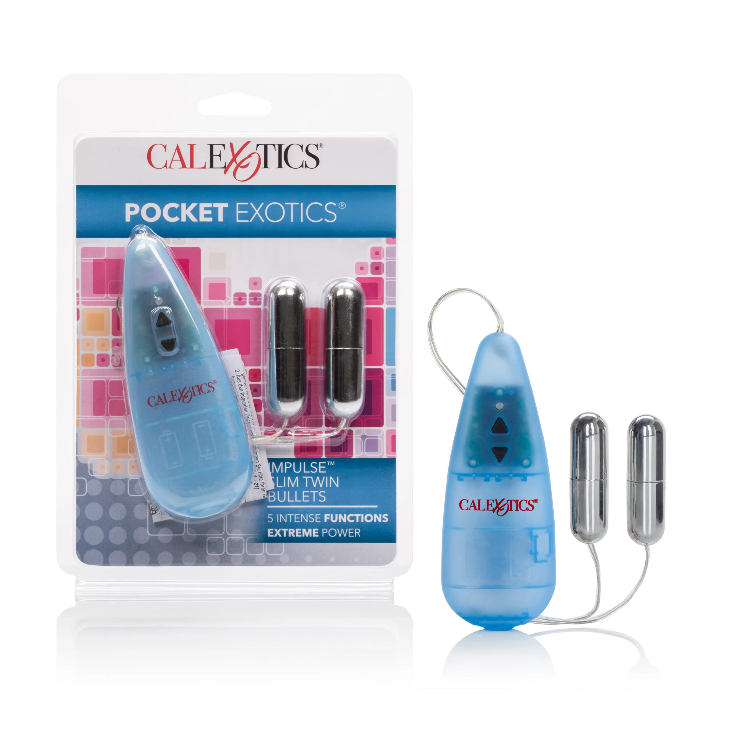 Pocket Exotics Impulse Slim Twin Bullets Vibrators CalExotics