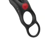 Red Dot Vibrating Cock Ring V1 With Remote - Black/red Festival & Rave Icon Brands