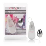Pocket Exotics Vibrating Egg - Silver Vibrators CalExotics