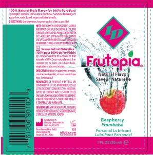 ID Frutopia Natural Flavor - Raspberry 1 Oz Lubes & Essentials I.D. Lubricants