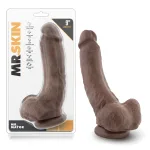 Dr. Skin - Mr. Mayor 9 Inch Dildo with Suction Cup - Chocolate Dildos Blush