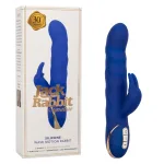 Jack Rabbit Signature Silicone Wave Motion Rabbit - Blue Vibrators CalExotics