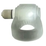 Glowdick Cockring With Led - Clear Ice Vibrators Oxballs