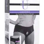 Lace Envy Black Crotchless Panty Harness - S/m Panties & Thongs XR Brands