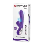 Pretty Love Jersey Sucking and Vibrating Rabbit - Purple Vibrators Pretty Love