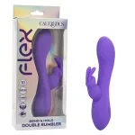 Flex Bend and Hold Double Rumbler - Purple Vibrators CalExotics