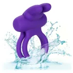 Silicone Rechargeable Dual Rockin' Rabbit Enhancer Enhancers CalExotics