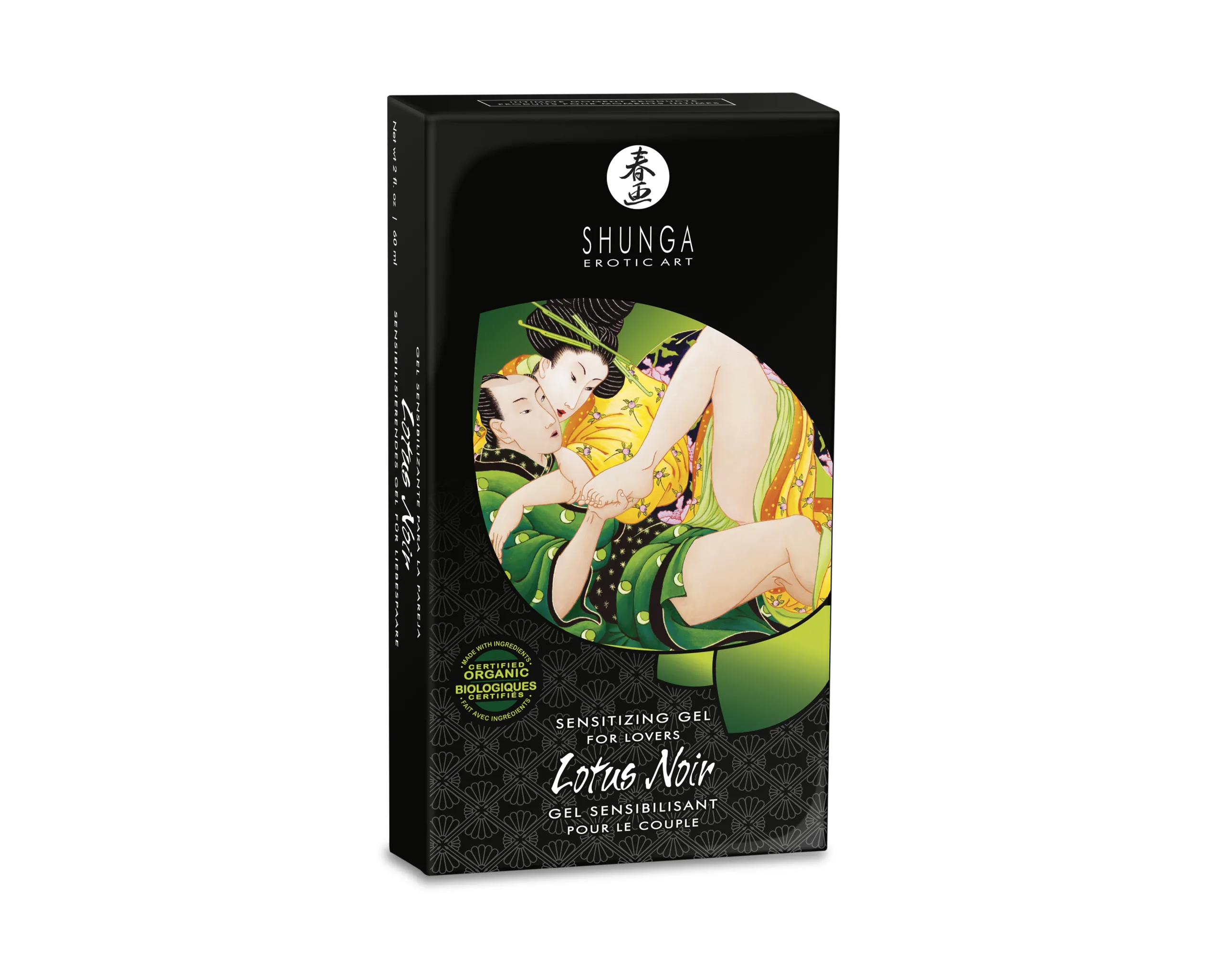 Lotus Noir - Sensitizing Gel for Lovers - 2 Fl. Oz. / 60 ml Lubes & Essentials Shunga