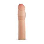Performance Plus 1.5 Inch Silicone Penis Xtender - Beige Penis Extension & Sleeves | Non-Vibrating Blush