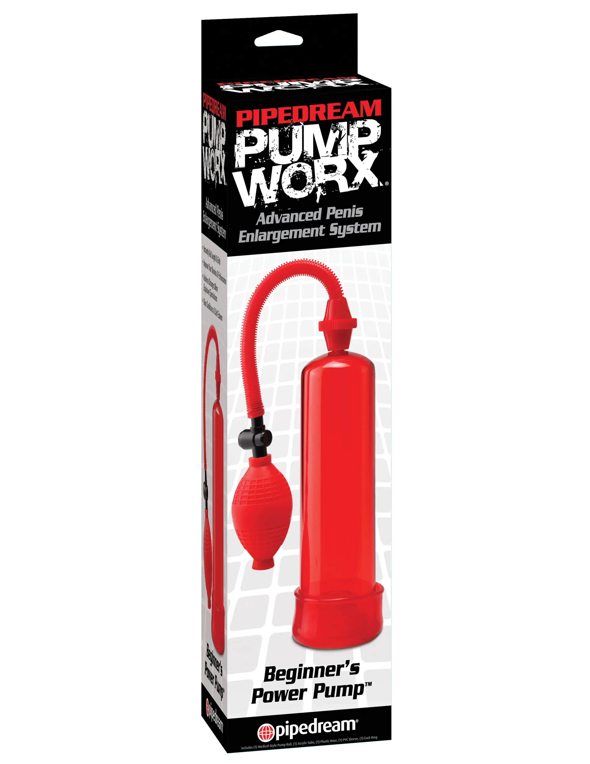 Pump Worx Beginners Power Pump - Red Strokers & Pumps Pipedream
