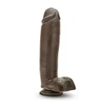 Dr. Skin - Mr. Mister 10.5 Inch Dildo with Suction Cup - Chocolate Dildos Blush