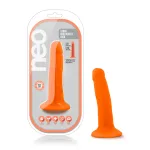 Neo - 5.5 Inch Dual Density Cock - Neon Orange Anal Play Blush