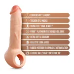 Performance Plus Thrive 2.5 Inch Silicone Penis Xtender - Beige Penis Extension & Sleeves | Non-Vibrating Blush