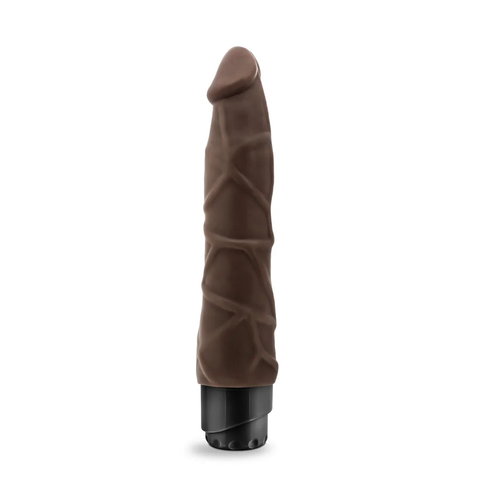 Dr. Skin - Cock Vibe 1 - 9 Inch Vibrating Cock - Chocolate Vibrators Blush