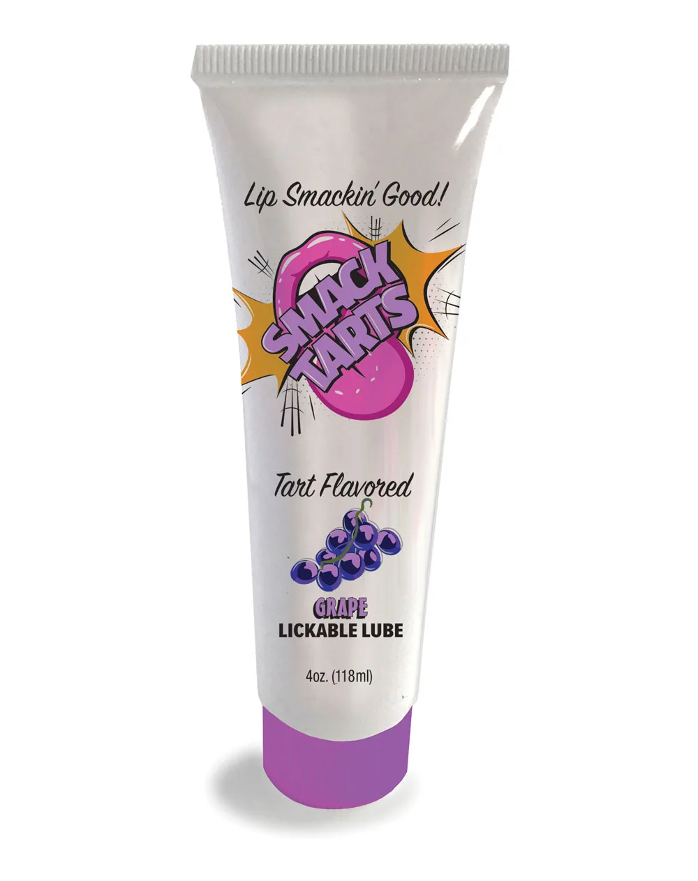 Smack Tarts 2oz Lickable Flavored Lubricant - Grape Lubes & Essentials Little Genie