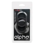 Alpha Liquid Silicone Commander Ring - Black Enhancers CalExotics
