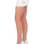 Spandex Diamond Net Tights - One Size - Purple Hosiery & Garters Leg Avenue