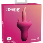 Threesome Holey Trinity Triple Tongue Vibrator - Pink Festival & Rave Pipedream