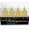 Happy Fucking Birthday Candle Set Novelty Little Genie