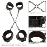 Euphoria Collection Hog Tie - Black BDSM & Kink CalExotics