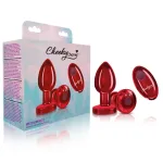 Vibrating Red Metal Remote Plug - Medium Anal Play Viben