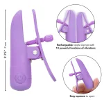 Nipple Play - Nipplettes - Purple Rechargeable BDSM & Kink CalExotics