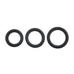 3 Ring Circus - Black Cockrings | Adjustable Evolved Novelties