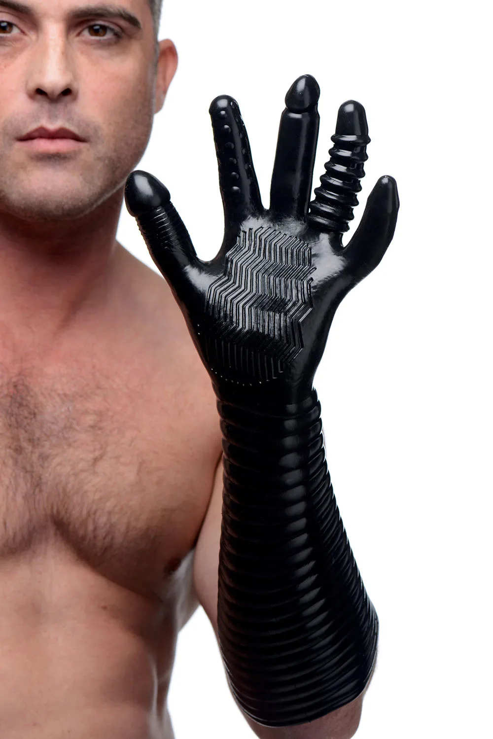 Pleasure Fister Textured Fisting Glove Anal Play XR Brands