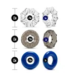 Stay Hard - Triple Stretch 3 Pack Cock Rings Cockrings Blush