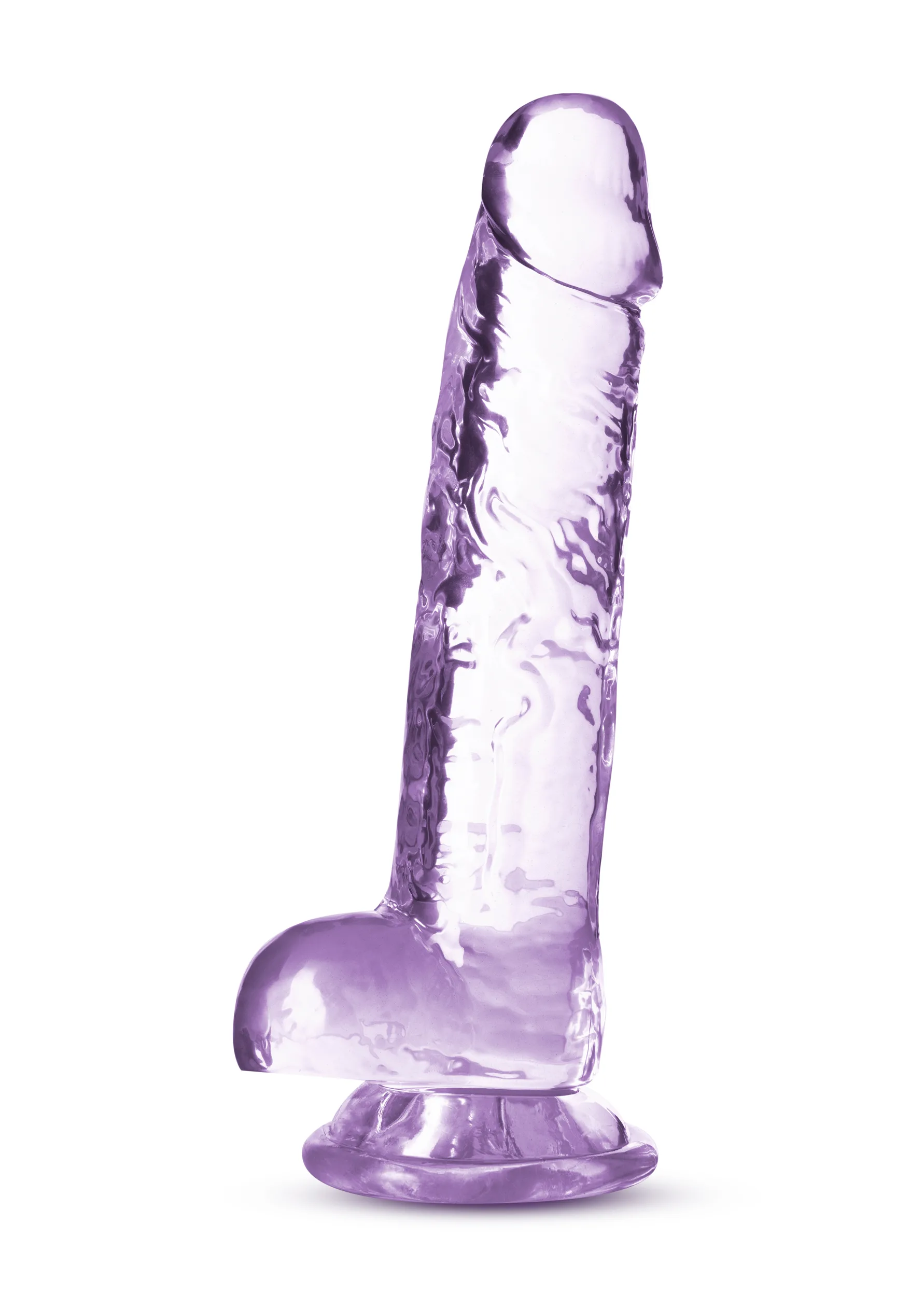 Naturally Yours - 7 Inch Crystalline Dildo - Amethhyst Dildos Blush