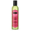 Naturals Massage Oil - Strawberry Divine 8 Fl Oz Lubes & Essentials Kama Sutra