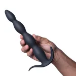Mason Remote Control Silicone Butt Plug - Black Anal Play Maia Toys