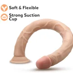 Dr. Skin - 19 Inch Dildo - Beige Dildos Blush