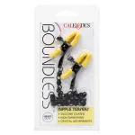 Boundless Nipple Teaser - Yellow/black Nipple Stimulators | Nipple Clamps Non-Vibrating CalExotics