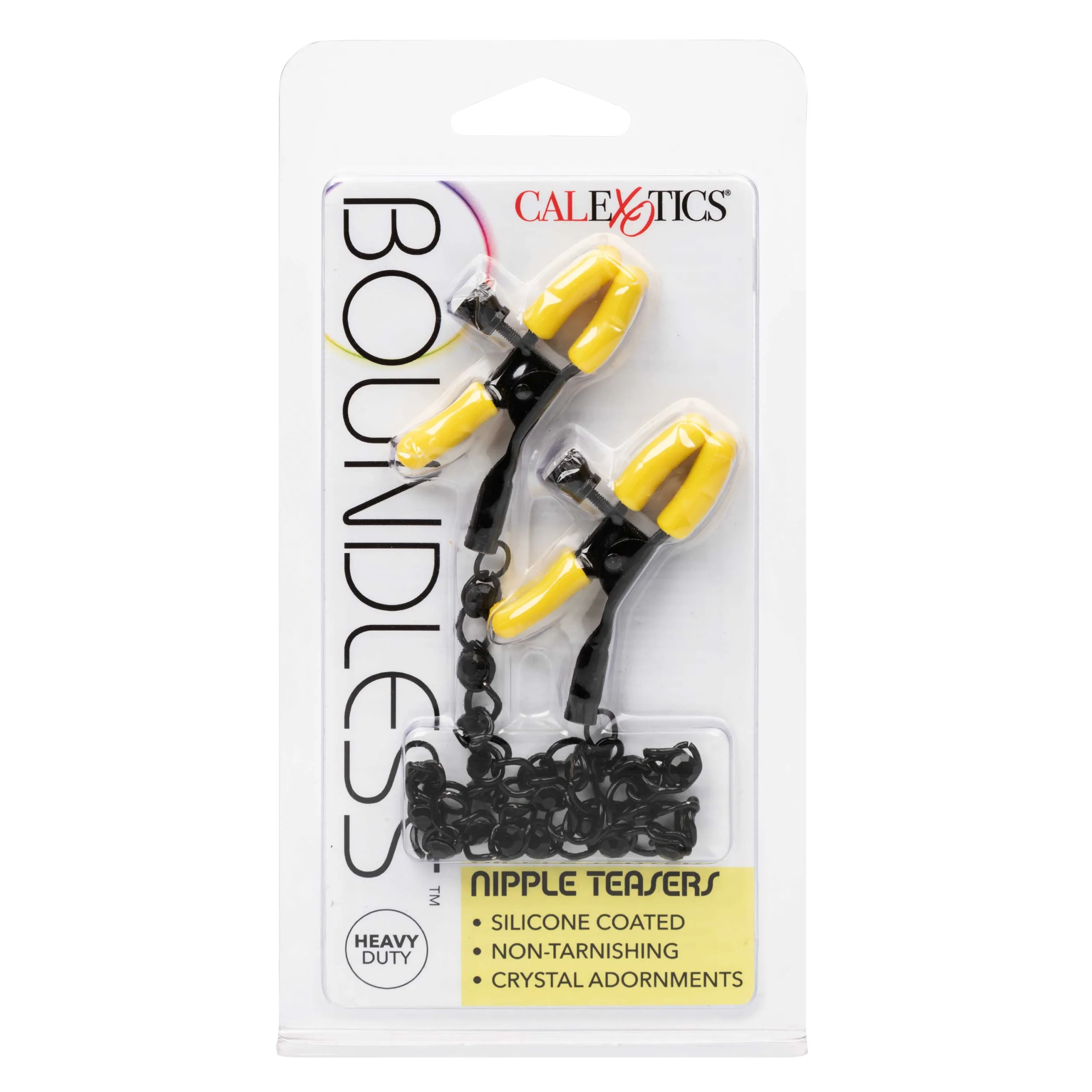 Boundless Nipple Teaser - Yellow/black Nipple Stimulators | Nipple Clamps Non-Vibrating CalExotics