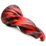 Hell Kiss Twisted Tongues Silicone Dildo - Red Dildos XR Brands